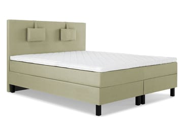 Komplett Sängpaket Olivia 160x200 Slät Sänggavel Grön - Skum Nackkudde Liten - Möbler - Säng - Kontinentalsäng