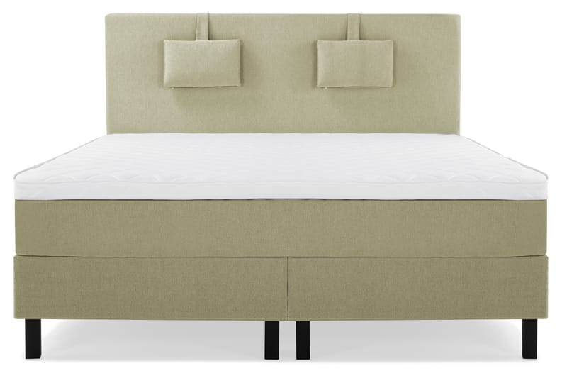 Komplett Sängpaket Olivia 160x200 Slät Sänggavel Grön - Skum Nackkudde Liten - Möbler - Säng - Kontinentalsäng