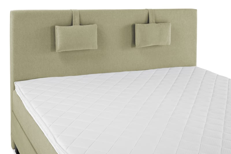 Komplett Sängpaket Olivia 160x200 Slät Sänggavel Grön - Skum Nackkudde Liten - Möbler - Säng - Kontinentalsäng