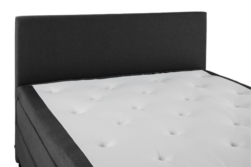 Komplett Sängpaket Olivia 160x200 Slät Sänggavel Svart/Grå - Latex - Möbler - Säng - Kontinentalsäng