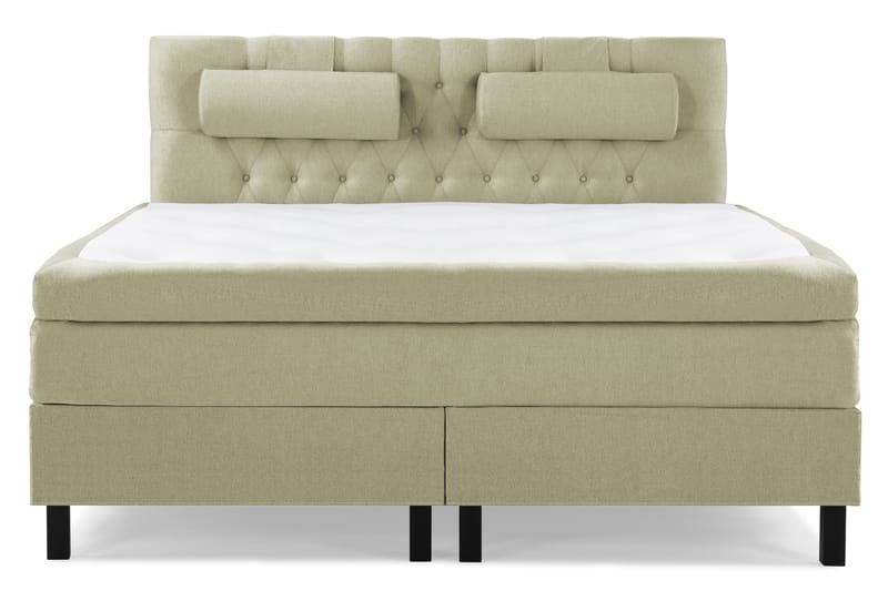 Komplett Sängpaket Olivia 180x200 Diamant Sänggavel Grön - Latex Nackkudde Stor - Möbler - Säng - Kontinentalsäng