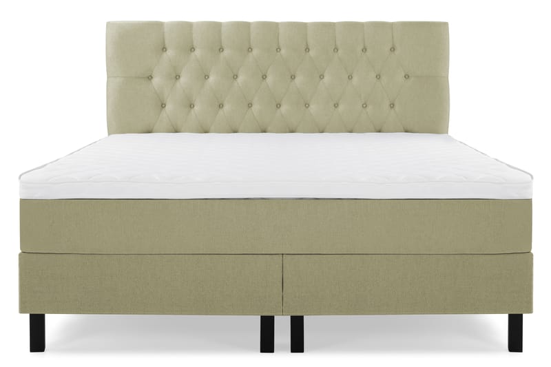 Komplett Sängpaket Olivia 180x200 Diamant Sänggavel Grön - Skum - Möbler - Säng - Kontinentalsäng