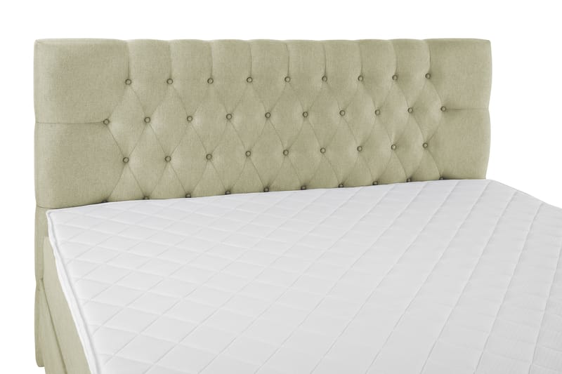 Komplett Sängpaket Olivia 180x200 Diamant Sänggavel Grön - Skum - Möbler - Säng - Kontinentalsäng