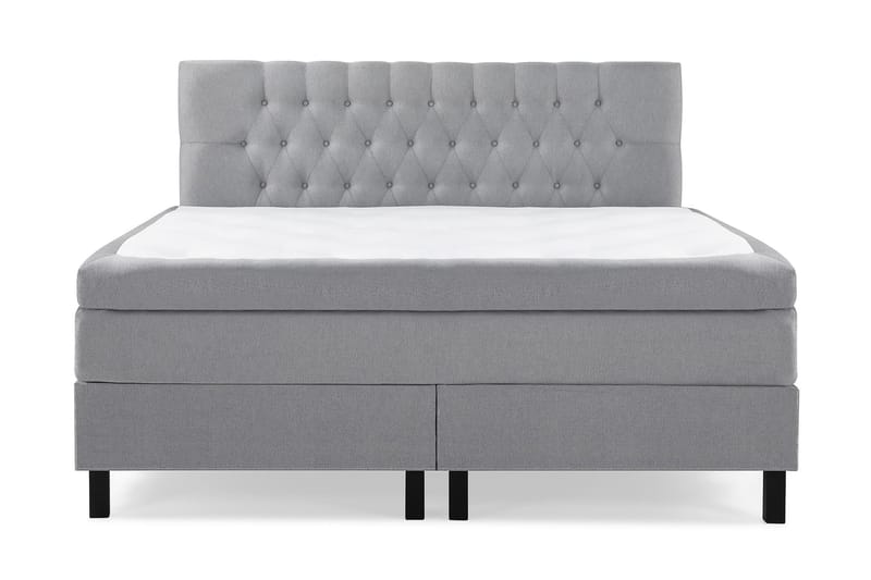 Komplett Sängpaket Olivia 180x200 Diamant Sänggavel Ljusgrå - Memory - Möbler - Säng - Kontinentalsäng