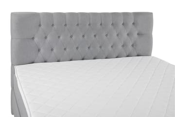 Komplett Sängpaket Olivia 180x200 Diamant Sänggavel Ljusgrå - Skum - Möbler - Säng - Kontinentalsäng