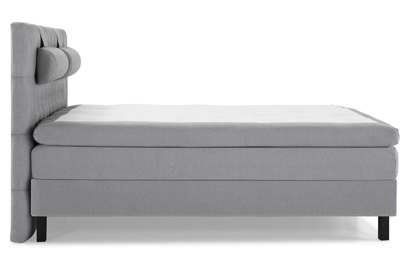 Komplett Sängpaket Olivia 180x200 Diamant Sänggavel Ljusgrå - Polyeter Nackkudde Stor - Möbler - Säng - Kontinentalsäng