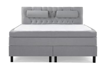 Komplett Sängpaket Olivia 180x200 Diamant Sänggavel Ljusgrå