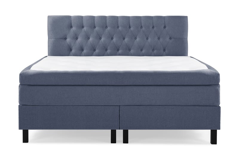 Komplett Sängpaket Olivia 180x200 Diamant Sänggavel Mörkblå - Memory - Möbler - Säng - Kontinentalsäng