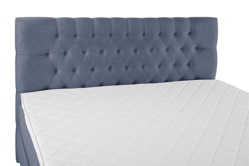 Komplett Sängpaket Olivia 180x200 Diamant Sänggavel Mörkblå - Skum - Möbler - Säng - Kontinentalsäng
