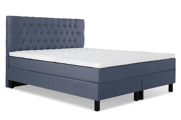 Komplett Sängpaket Olivia 180x200 Diamant Sänggavel Mörkblå - Skum - Möbler - Säng - Kontinentalsäng