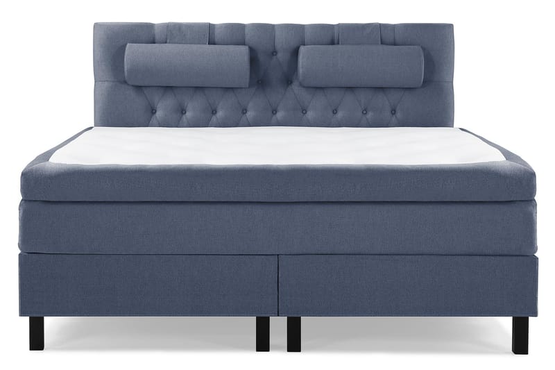 Komplett Sängpaket Olivia 180x200 Diamant Sänggavel Mörkblå - Polyeter Nackkudde Stor - Möbler - Säng - Kontinentalsäng