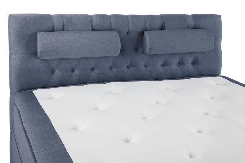 Komplett Sängpaket Olivia 180x200 Diamant Sänggavel Mörkblå - Polyeter Nackkudde Stor - Möbler - Säng - Kontinentalsäng