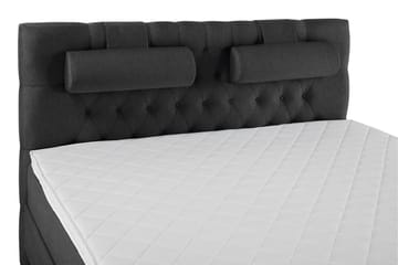 Komplett Sängpaket Olivia 180x200 Diamant Sänggavel Svart/Gr - Skum Nackkudde Stor - Möbler - Säng - Kontinentalsäng