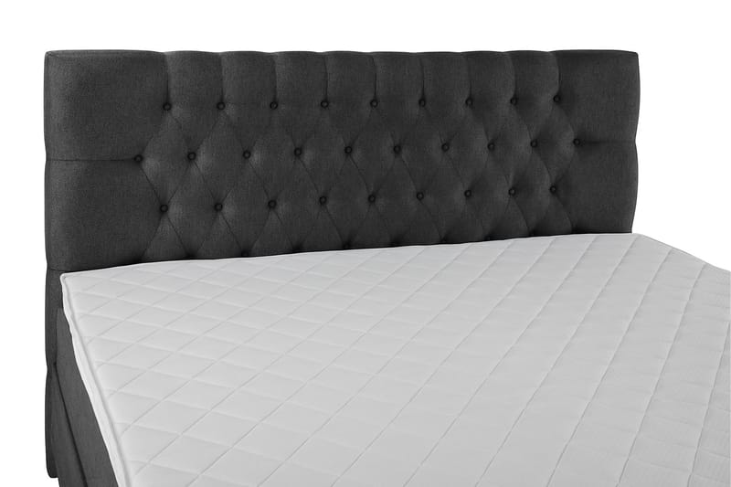 Komplett Sängpaket Olivia 180x200 Diamant Sänggavel Svart/Gr - Skum - Möbler - Säng - Kontinentalsäng