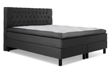 Komplett Sängpaket Olivia 180x200 Diamant Sänggavel Svart/Gr - Polyeter - Möbler - Säng - Kontinentalsäng