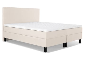 Komplett Sängpaket Olivia 180x200 Slät Sänggavel Beige - Skum - Möbler - Säng - Kontinentalsäng