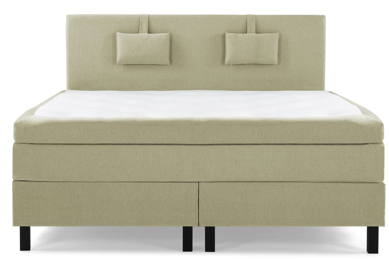 Komplett Sängpaket Olivia 180x200 Slät Sänggavel Grön - Polyeter Nackkudde Liten - Möbler - Säng - Kontinentalsäng