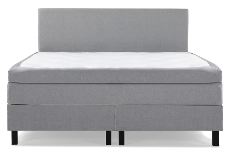 Komplett Sängpaket Olivia 180x200 Slät Sänggavel Ljusgrå - Latex - Möbler - Säng - Kontinentalsäng