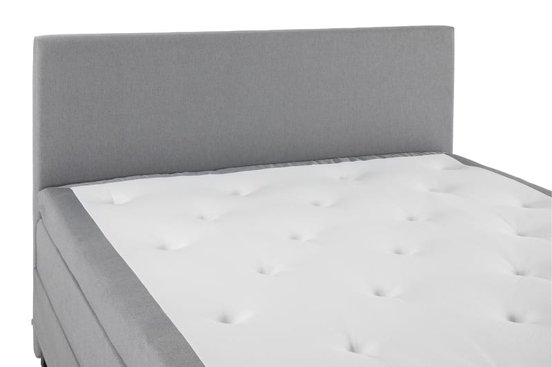 Komplett Sängpaket Olivia 180x200 Slät Sänggavel Ljusgrå - Latex - Möbler - Säng - Kontinentalsäng
