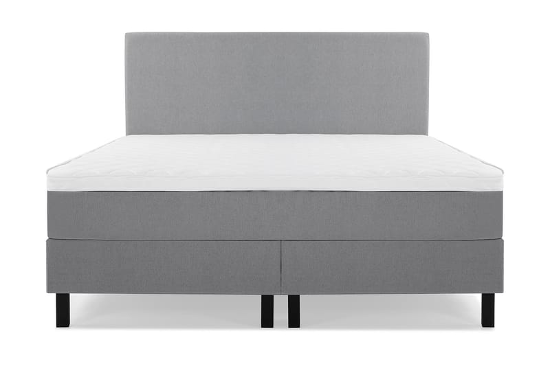 Komplett Sängpaket Olivia 180x200 Slät Sänggavel Ljusgrå - Skum - Möbler - Säng - Kontinentalsäng