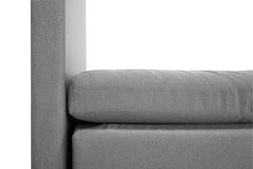 Komplett Sängpaket Olivia 180x200 Slät Sänggavel Ljusgrå - Polyeter Nackkudde Stor - Möbler - Säng - Kontinentalsäng