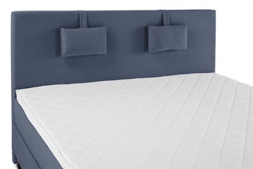 Komplett Sängpaket Olivia 180x200 Slät Sänggavel Mörkblå - Skum Nackkudde Liten - Möbler - Säng - Kontinentalsäng