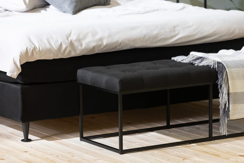 Komplett Sängpaket Rebeca 160x200 cm - Svart - Möbler - Säng - Kontinentalsäng