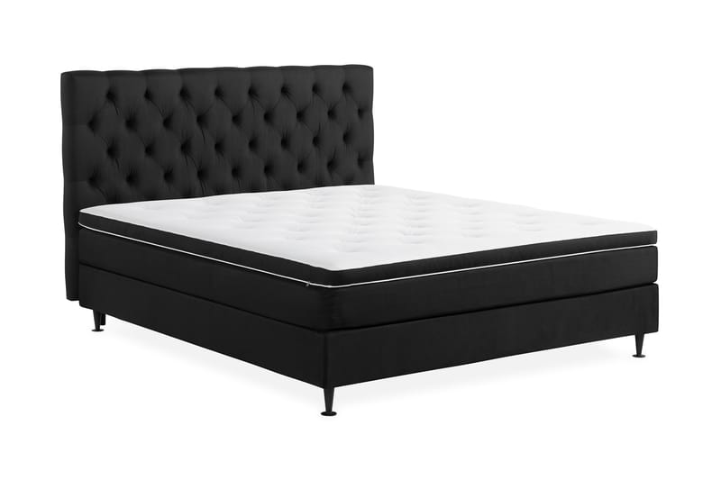 Komplett Sängpaket Rebeca 180x200 cm - Svart - Möbler - Säng - Kontinentalsäng