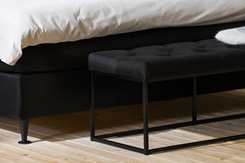 Komplett Sängpaket Rebeca 180x200 cm - Svart - Möbler - Säng - Kontinentalsäng