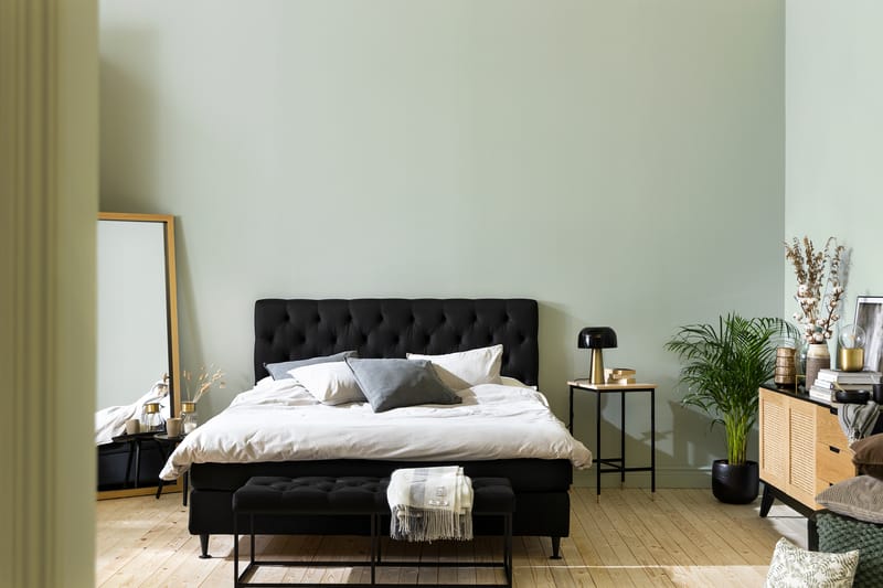 Komplett Sängpaket Rebeca 180x200 cm - Svart - Möbler - Säng - Kontinentalsäng