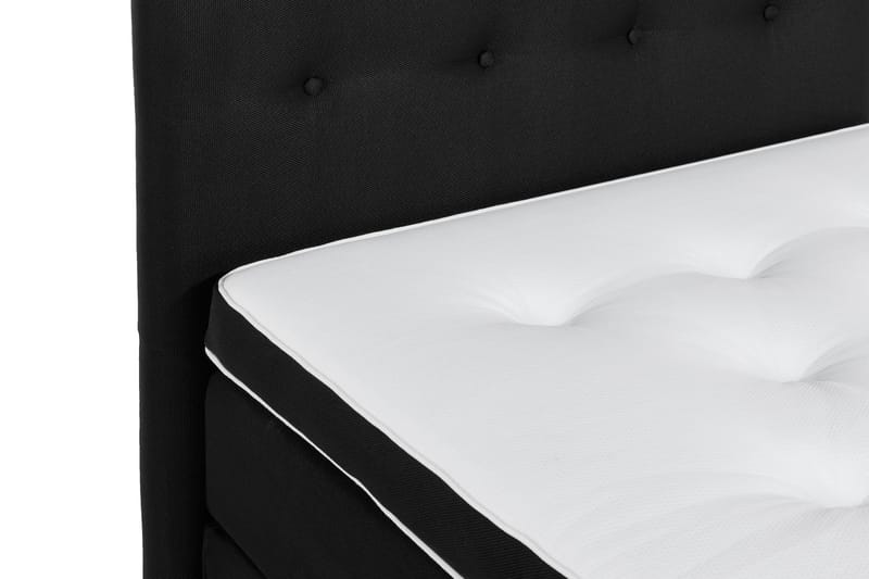 Komplett Sängpaket Rebeca 90x200 cm - Svart - Kontinentalsäng - Enkelsäng - Komplett sängpaket