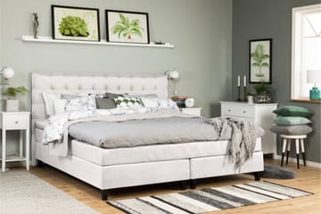 Komplett Sängpaket Relax Basic 210x210 Fast/Fast Elastiskt S - Beige - Möbler - Säng - Kontinentalsäng