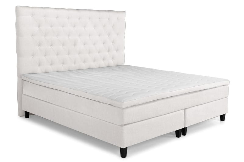 Komplett Sängpaket Relax Premium 210x210 Fast/Medium Latex - Beige - Kontinentalsäng - Dubbelsäng - Komplett sängpaket