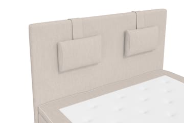 Komplett Sängpaket Roma Lyx 120 cm Beige/Ekben - Kontinentalsäng - Möbler - Säng - Kontinentalsäng
