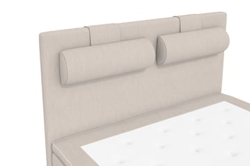 Komplett Sängpaket Roma Lyx 120 cm Beige/Ekben - Kontinentalsäng - Möbler - Säng - Kontinentalsäng