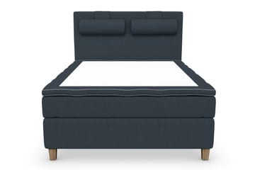 Komplett Sängpaket Roma Lyx 120 cm Mörkblå/Ekben