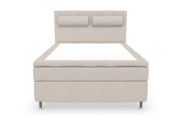 Komplett Sängpaket Roma Lyx 140 Beige/Silver Ben