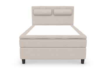 Komplett Sängpaket Roma Lyx 140 Beige/Svarta Ben