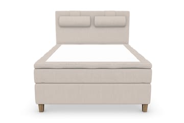 Komplett Sängpaket Roma Lyx 140 cm Beige/Ekben