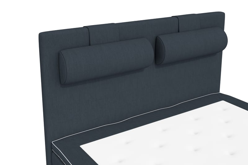 Komplett Sängpaket Roma Lyx 140 cm Mörkblå/Ekben - Kontinentalsäng - Möbler - Säng - Kontinentalsäng