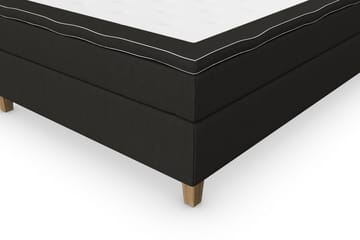 Komplett Sängpaket Roma Lyx 140 cm Svart/Ekben - Kontinentalsäng - Möbler - Säng - Kontinentalsäng
