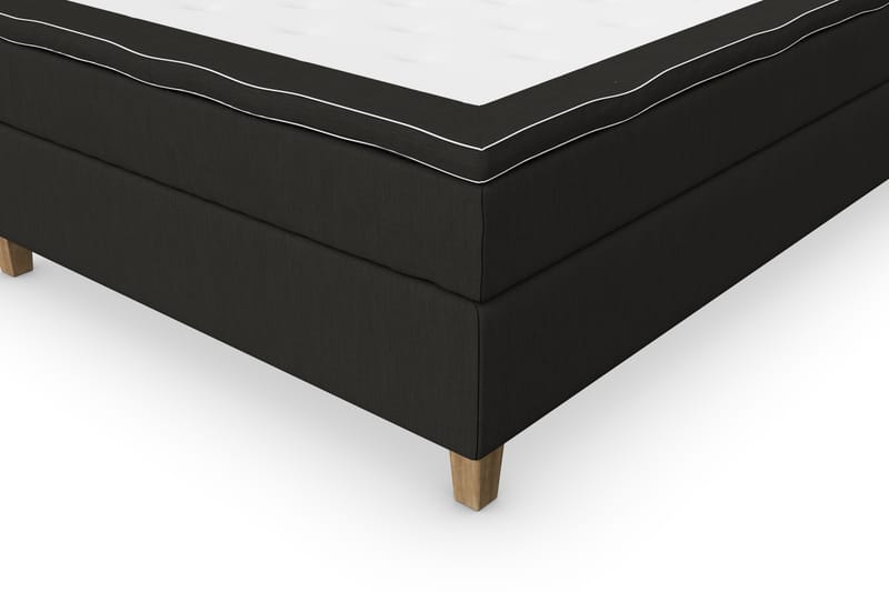 Komplett Sängpaket Roma Lyx 140 cm Svart/Ekben - Kontinentalsäng - Möbler - Säng - Kontinentalsäng