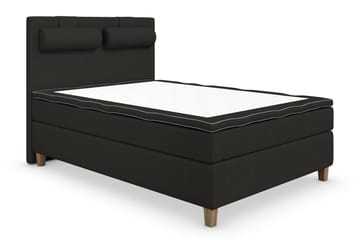 Komplett Sängpaket Roma Lyx 140 cm Svart/Ekben - Kontinentalsäng - Möbler - Säng - Kontinentalsäng