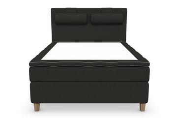 Komplett Sängpaket Roma Lyx 140 cm Svart/Ekben - Kontinentalsäng - Möbler - Säng - Kontinentalsäng