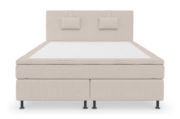 Komplett Sängpaket Roma Lyx 160 Beige/Silver Ben