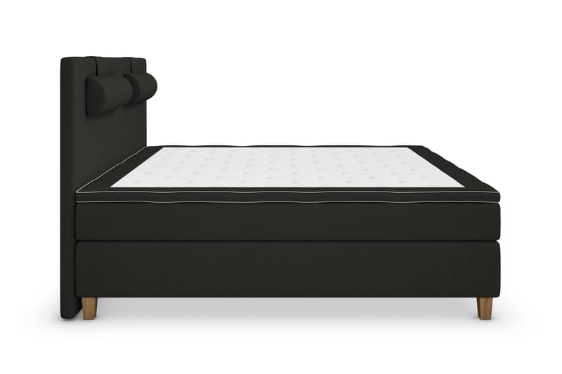 Komplett Sängpaket Roma Lyx 160 cm Svart/Ekben - Kontinentalsäng - Möbler - Säng - Kontinentalsäng