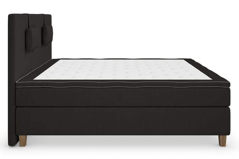 Komplett Sängpaket Roma Lyx 160 cm Svart/Ekben - Kontinentalsäng - Möbler - Säng - Kontinentalsäng