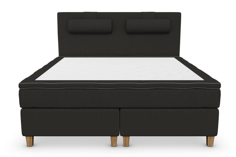 Komplett Sängpaket Roma Lyx 160 cm Svart/Ekben - Kontinentalsäng - Möbler - Säng - Kontinentalsäng