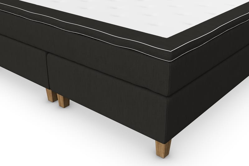 Komplett Sängpaket Roma Lyx 160 cm Svart/Ekben - Kontinentalsäng - Möbler - Säng - Kontinentalsäng