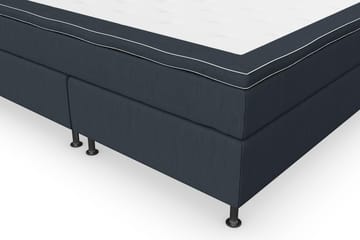 Komplett Sängpaket Roma Lyx 160 Mörkblå/Silver Ben - Kontinentalsäng - Möbler - Säng - Kontinentalsäng
